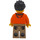 LEGO Mand i orange Jakke Minifigur