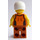 LEGO Mann im Orange Tank oben und Helm Minifigur