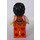 LEGO Man in Oranje Zipper Jacket met Wit Armen minifiguur