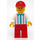 LEGO Mann im Pinstripe Hemd Minifigur