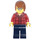 LEGO Uomo in Plaid Maglietta Minifigure