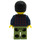 LEGO Man in Plaid Shirt with Black Hair Minifigure