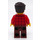 LEGO Man i Röd Flannel Skjorta Minifigur