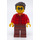 LEGO Hombre en Rojo Flannel Camisa Minifigura