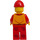 LEGO Man in Red Overalls with Chinese Characters Minifigure