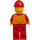 LEGO Man dans rouge Overalls avec Chinese Characters Figurine