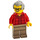 LEGO Man im rot Plaid Shirt Minifigur
