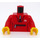 LEGO Mand i Rød Tracksuit Minifig Torso (973 / 76382)