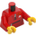 LEGO Man in Red Tracksuit Minifig Torso (973 / 76382)