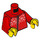 LEGO Man in Red Winter Jacket Minifig Torso (973 / 76382)