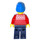 LEGO Man in Rood Winter Jasje Minifiguur