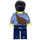 LEGO Man in Sand Blue Jacket Minifigure