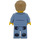 LEGO Man in Sand Blue Suit Minifigure