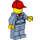 LEGO Man im Sand Blau Uniform Minifigur