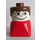 LEGO Homme sur Rouge Base Figurine Duplo