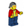 LEGO Man - Red Jacket Minifigure