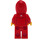 LEGO Man - rouge Tracksuit Figurine