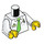 LEGO Man - White Shirt Minifig Torso (973 / 76382)