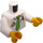 LEGO Uomo - Bianco Maglietta Minifigure Busto (973 / 76382)