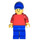 LEGO Man who controls his Upscaled Twin Figurine
