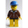 LEGO Man with Aviator Jacket and Blue Cap Minifigure