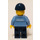 LEGO Man met Badge Aan Shirt minifiguur