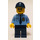 LEGO Mand med Badge på Skjorte Minifigur