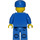 LEGO Man met Blauw Jasje en Pet Minifiguur