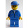 LEGO Mann mit Blau Jacke und Kappe Minifigur