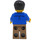 LEGO Mann mit Blau Jacke Minifigur