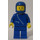 LEGO Man mit Blau Jacket mit Zipper, Blau Helm Minifigur