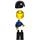 LEGO Man met Blauw Suit en 3 Buttons minifiguur