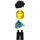 LEGO Man with Dark Azure Hoodie Minifigure