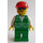 LEGO Man with Green Jacket and Red Cap Minifigure