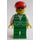 LEGO Hombre con Verde Chaqueta y Rojo Gorra Minifigura