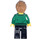 LEGO Man met Green Jacket minifiguur