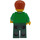 LEGO Mand med Grøn Sweater Minifigur