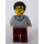 LEGO Man with hoodie Minifigure