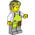 LEGO Uomo con Lime Apron Minifigure