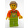 LEGO Man with Lime Overalls with Logo Minifigure