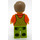 LEGO Man met Lime Overalls met logo minifiguur