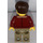 LEGO Man met Open Dark Rood Jacket minifiguur