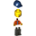 LEGO Man with Orange Jacket and Goatee Minifigure