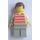 LEGO Man met Rood Horizontaal Lines minifiguur