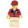 LEGO Man with Red Jacket Minifigure and Long Bill Cap