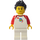 LEGO Mand med Rumfart Hoved TShirt Minifigur