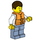 LEGO Man avec Striped Haut Figurine