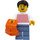 LEGO Man met Striped Top minifiguur