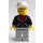 LEGO Man with Suit with 3 Buttons, White Cap Minifigure