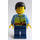 LEGO Man met Sunset en Palms minifiguur